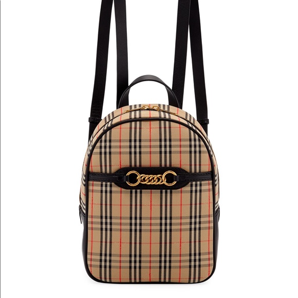 BNWT Authentic Burberry Vintage Link 1983 Backpack - Picture 2 of 5